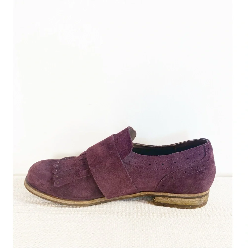 KORK EASE Bailey Leather Loafers in Cranberry Womens size 10